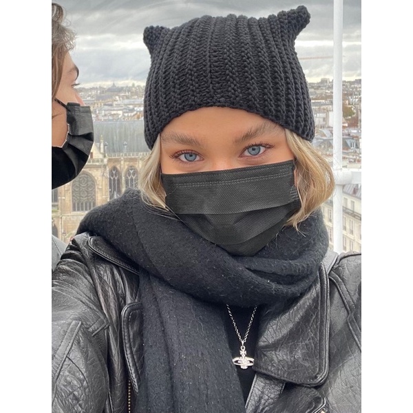 Mũ tai mèo crochet handmade