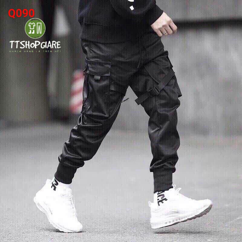 &lt; FREESHIP &gt; Quần jogger kaki túi hộp vải bao đẹp (H75)