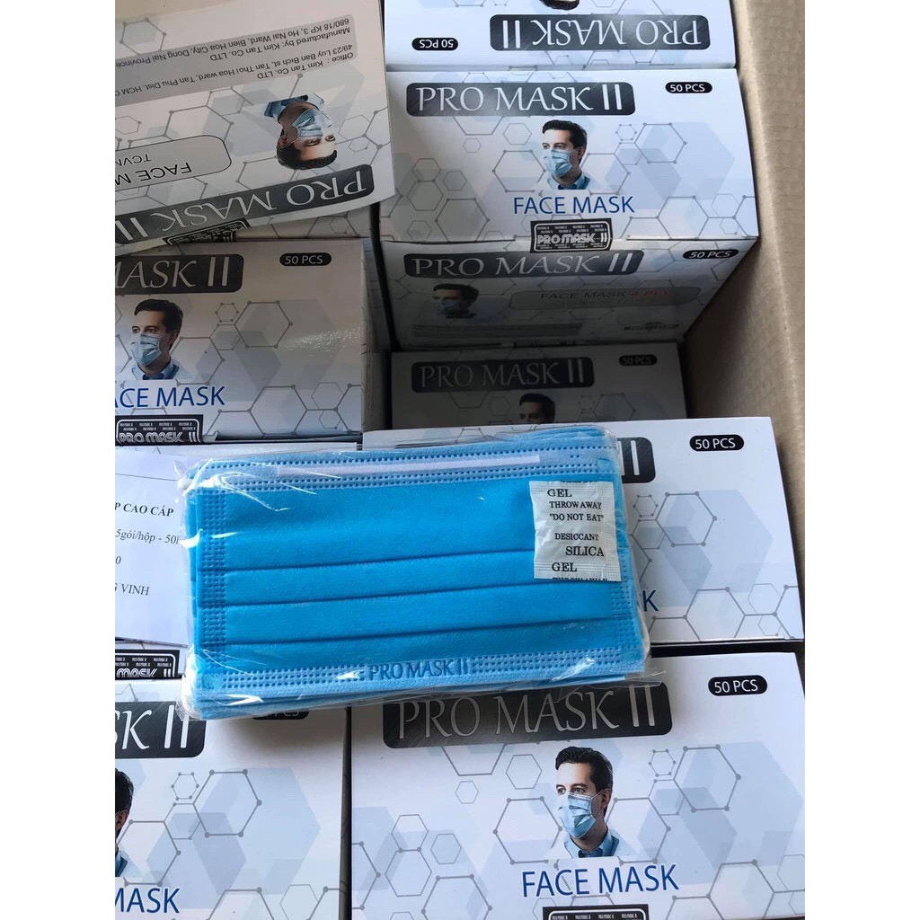 Khẩu trang y tế chính hãng PRO MASK (Hộp 50 cái) | BigBuy360 - bigbuy360.vn