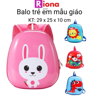Ba lô cho bé cặp cho bé mẫu giáo balo trứng em bé trai gái 1, 3 tuổi - RIONASHOP