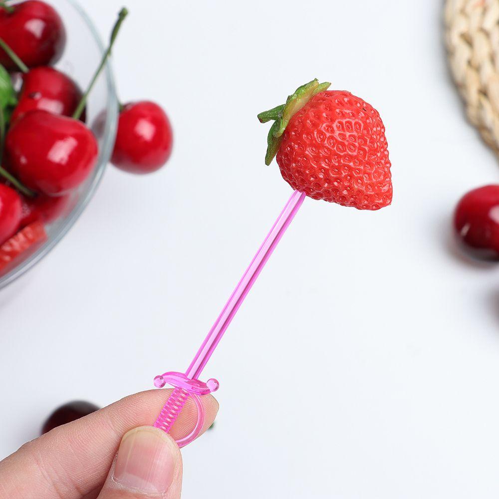 1 50 Nĩa Ăn Trái Cây Mini Nhiều Họa Tiết Xinh Xắn Cho Bé