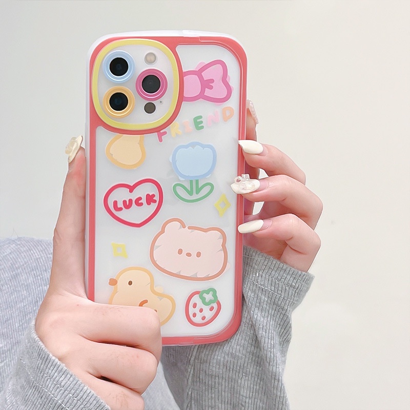 Ốp Điện Thoại Có Giá Đỡ Hình Động Vật Cho iphone7 / 7plus / 8 / 8plus / xs / 11 / 12 / 13 / 14 / pro / max / plus / promax