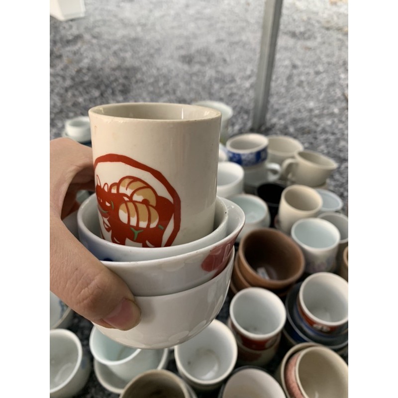 cốc sứ. chậu sứ mini. chậu trồng sen đá