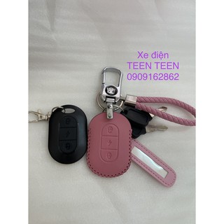 Bao da remost+ móc khóa xe đạp điện Hotgirl Lihaze.
