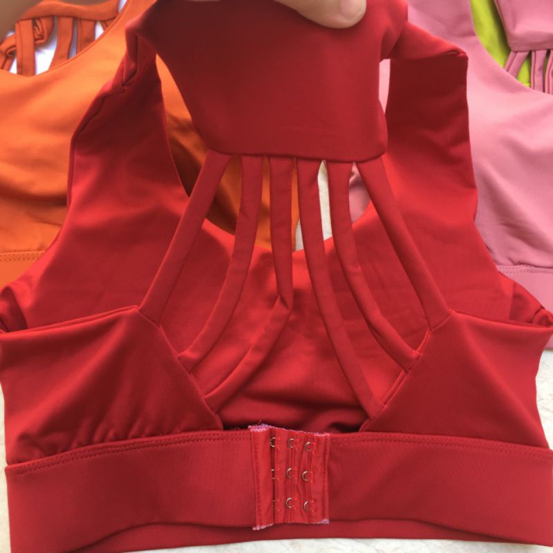 Áo bra tập thể thao 6 dây lưng cài sau7 màu