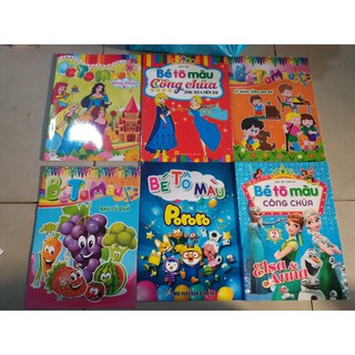 Combo 10 quyển tập tô cho bé