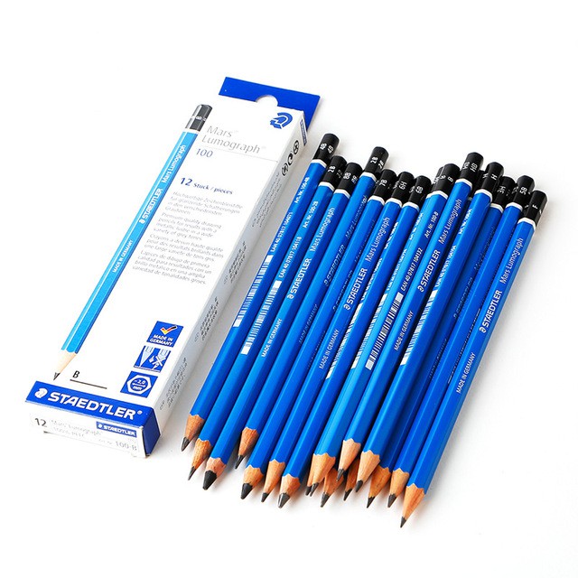 [DA ĐEN] CHÌ PHÁC THẢO STAEDTLER MARS® LUMOGRAPH® 100