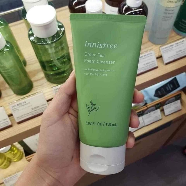 (Đủ Bill)Sữa rửa mặt trà xanh Innisfree Green Tea Foam Cleanser 150ml