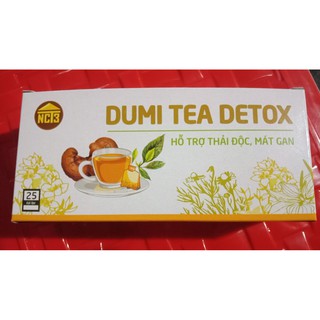 Trà túi lọc hỗ trợ thải độc mát gan dumi tea detox