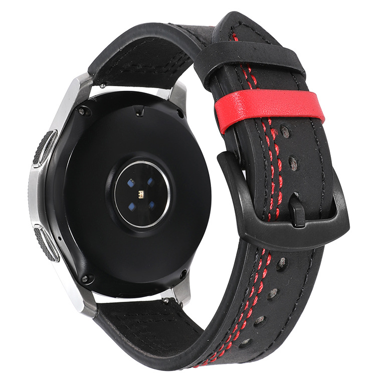 HUAWEI Dây Đeo Bằng Da 22mm Cho Đồng Hồ Samsung Galaxy Watch 3 46mm S3 Frontier Band Amazfit Pace / Gtr 47