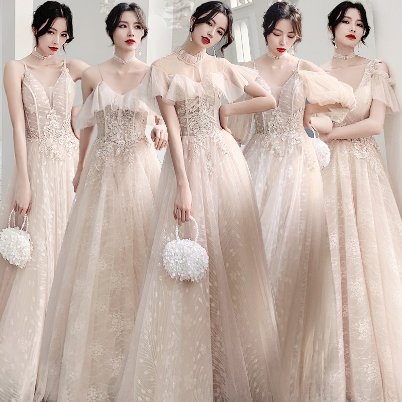 Váy đầm CAO CẤP phù dâu cưới hỏi dự tiệc size XS-2XL bigsize wedding-event dress LT1377