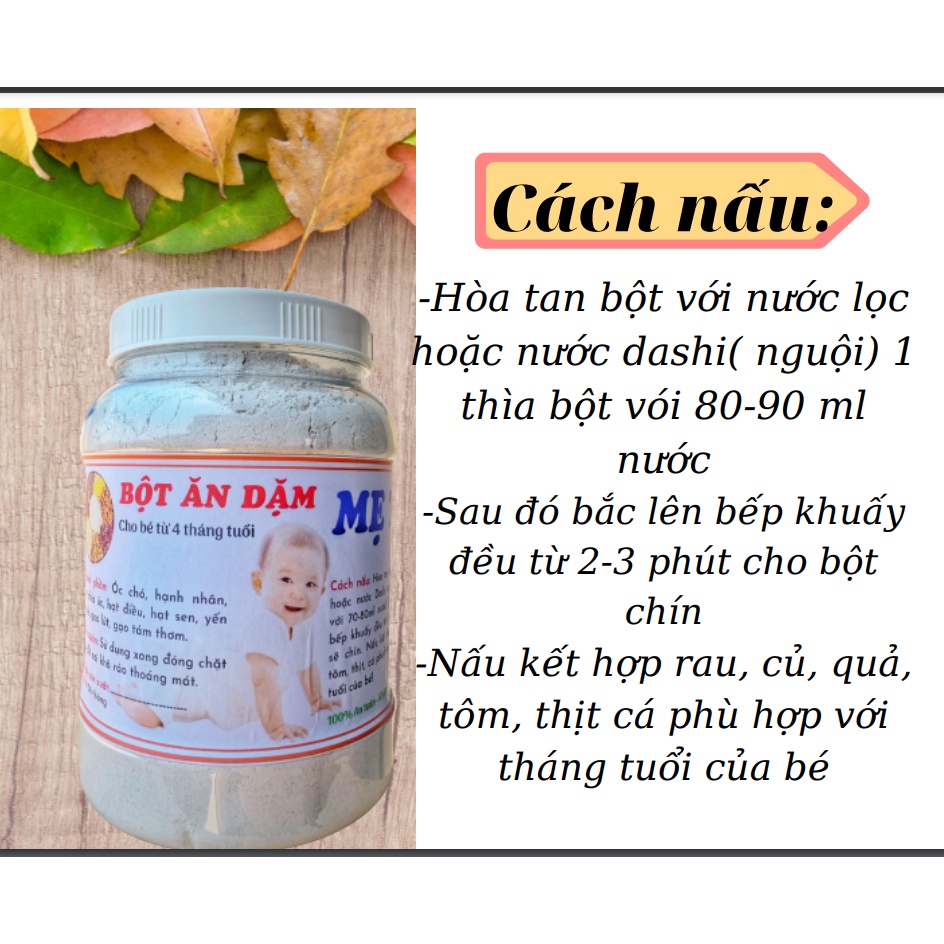 Bột ăn dặm cho bé, bột gạo nhà làm mix hạt ngũ cốc giàu dinh dưỡng thơm ngon cho bé tập ăn dặm từ 4tháng
