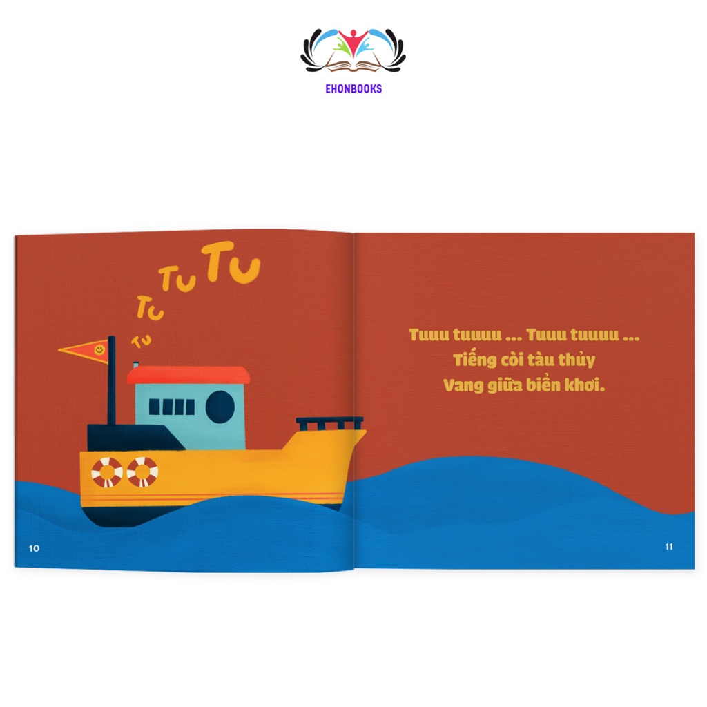 Sách ehon cho bé 0 3 tuổi – Âm thanh quanh bé “Leng Keng”