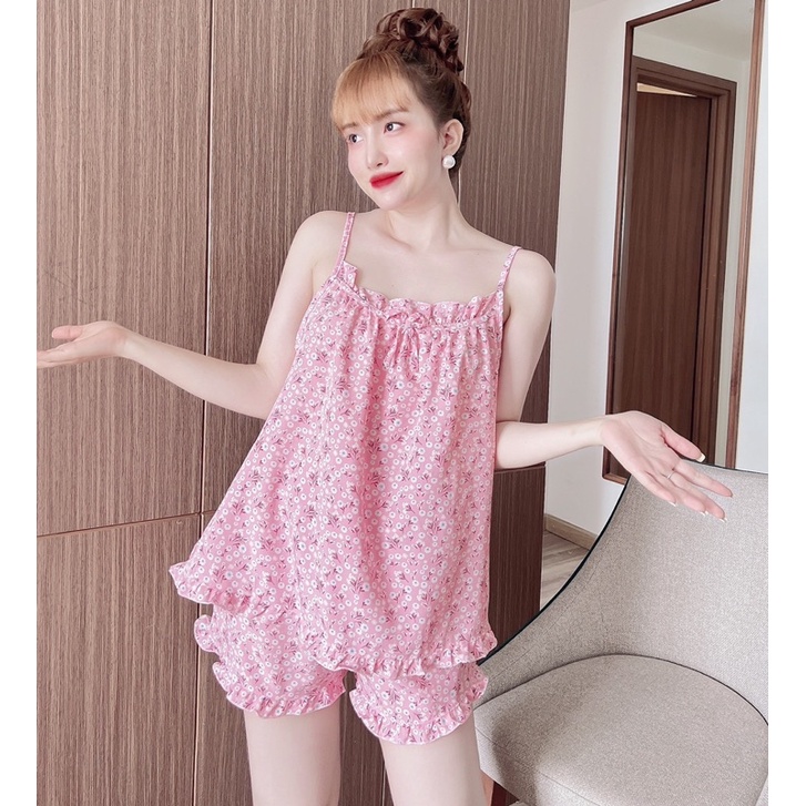 Đồ bộ lụa mặc nhà mát