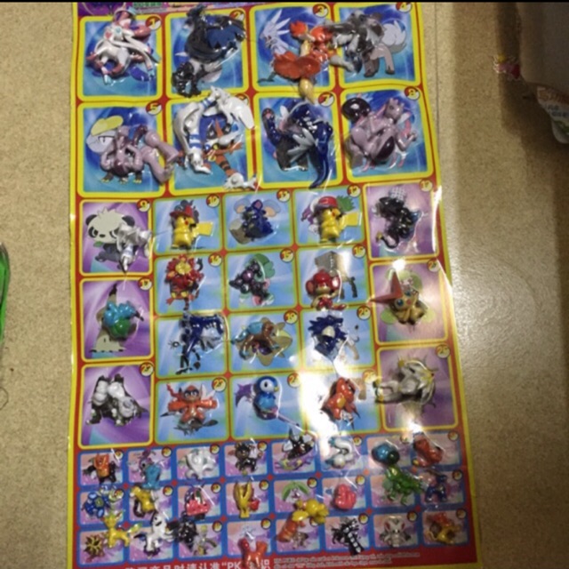 Vỉ pikemon thưởng loại mới siêu đẹp