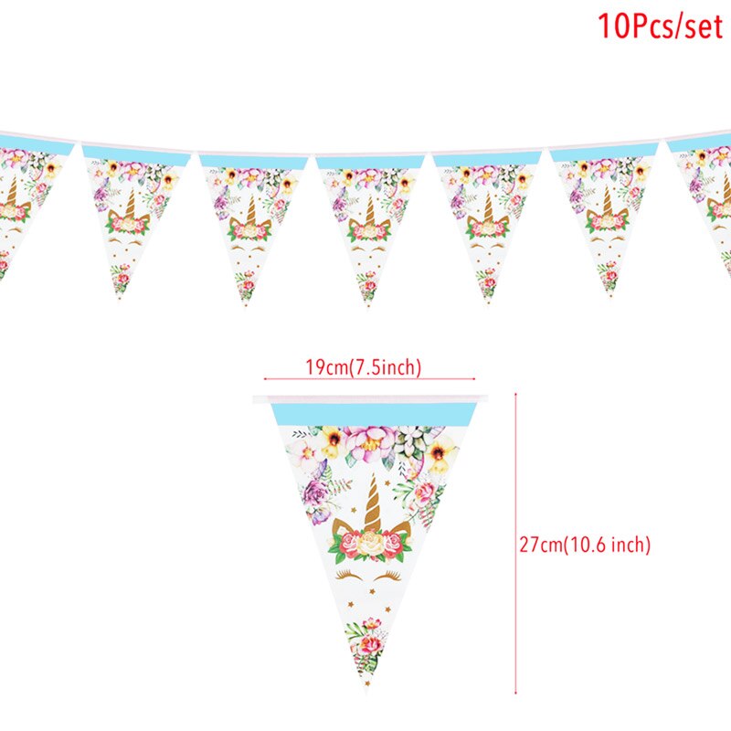 Dây Treo Trang Trí Tiệc Sinh Nhật Cho Bé Hình Kỳ Lân Dễ Thương