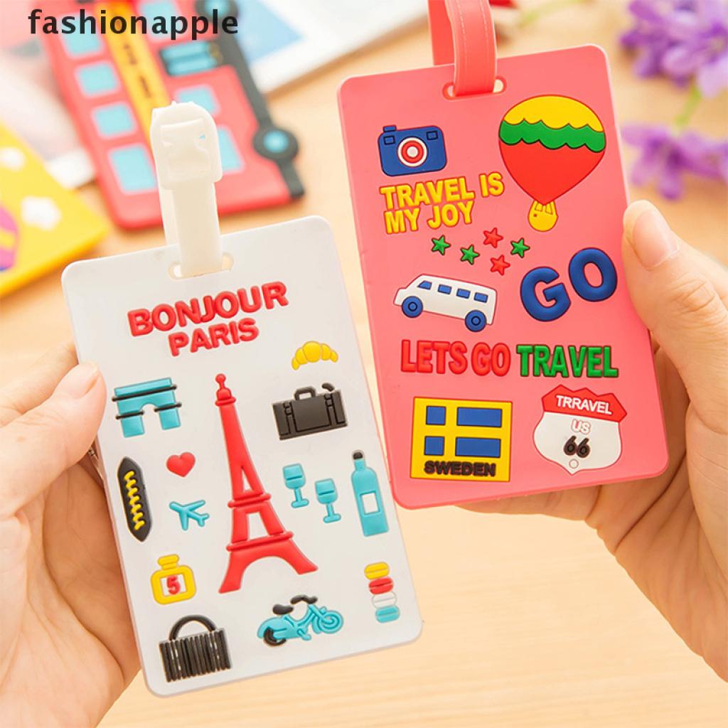 Thẻ Đánh Dấu Hành Lý Họa Tiết Hoạt Hình Dễ Thương