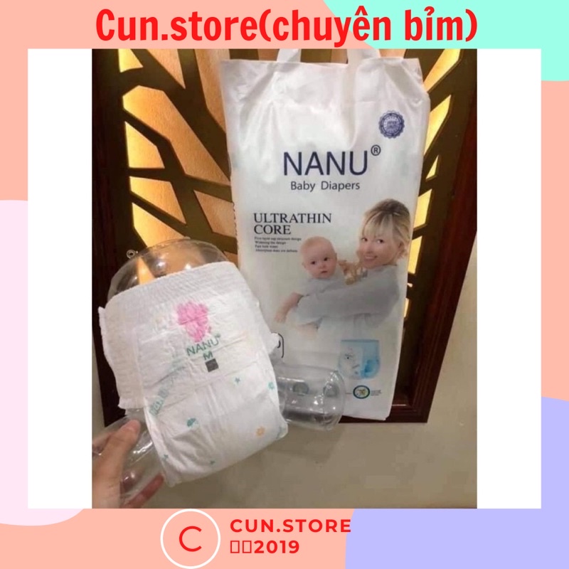 Bỉm quần, tã quần Nanu bịch 50 miếng đủ size M50/L50/XL50/XXL50/XXXL50