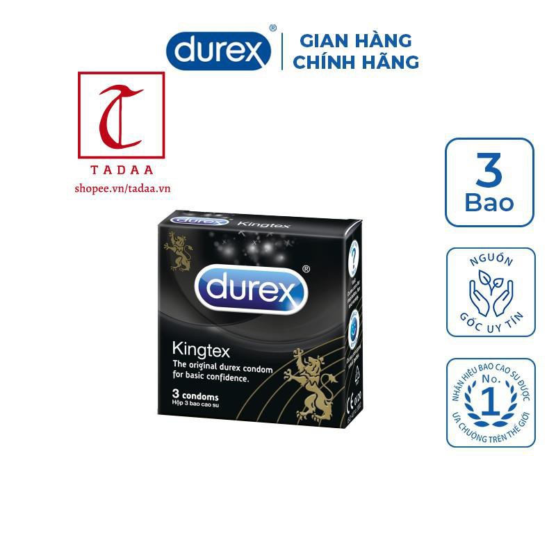 Bao cao su Durex Kingtex 3 bao