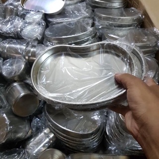 Khay inox hạt đậu, hũ inox đựng bông