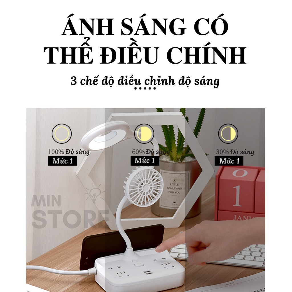Đèn Đọc Sách Chống Cận Đa Năng - Chính Hãng - Min STORE
