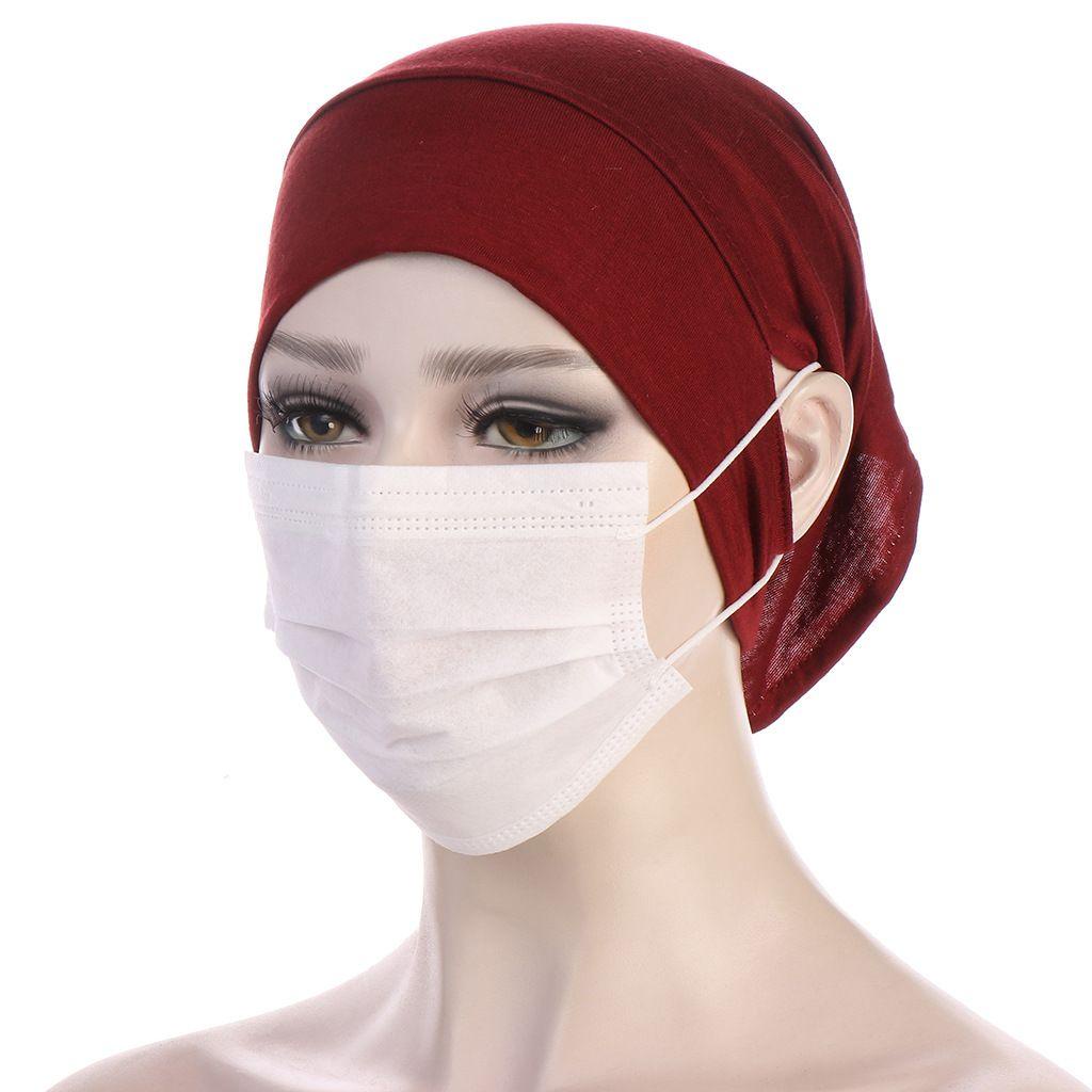 Luol Mũ Trùm Đầu Hijab Có Lỗ Tai