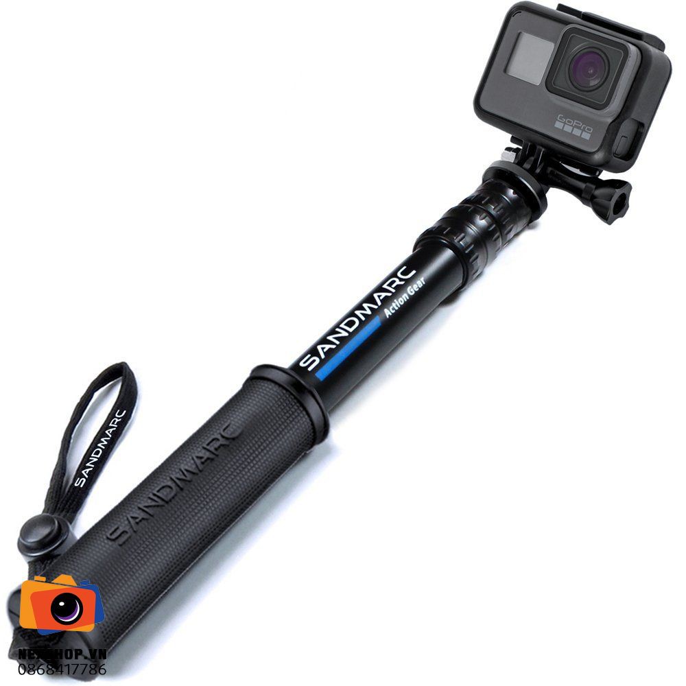 Gậy cầm tay Sandmarc Pole Compact Edition cho Gopro và các máy quay có ngàm tương đương | Chính hãng
