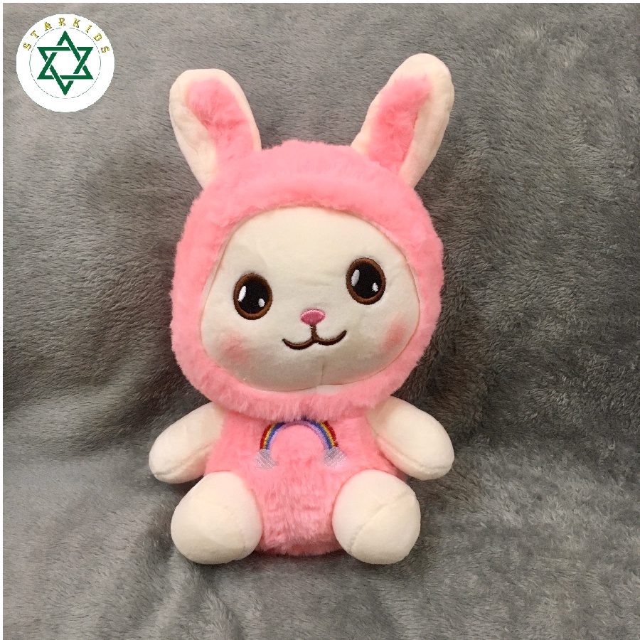 Thỏ Bông Lông Xù - Thú Bông Cao Cấp 5 Màu