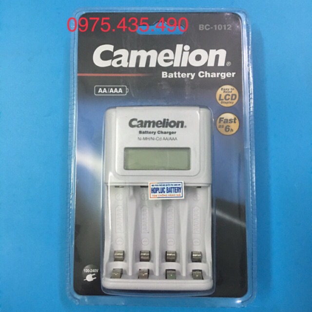 Bộ Sạc Nhanh Camelion BC-1012 Có Màn Hình LCD