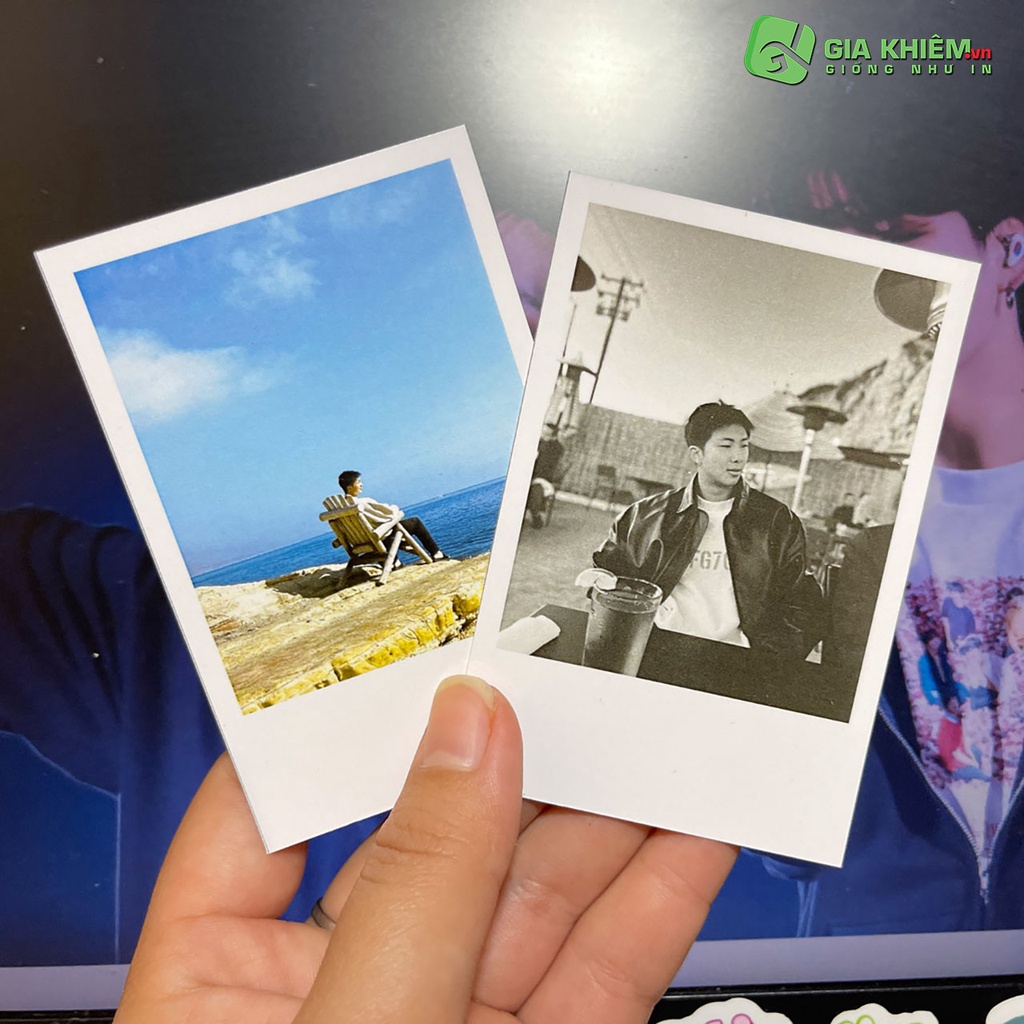 In combo 10 ảnh Pola không phai không nhòe màu size 9x5.5cm ảnh theo yêu cầu