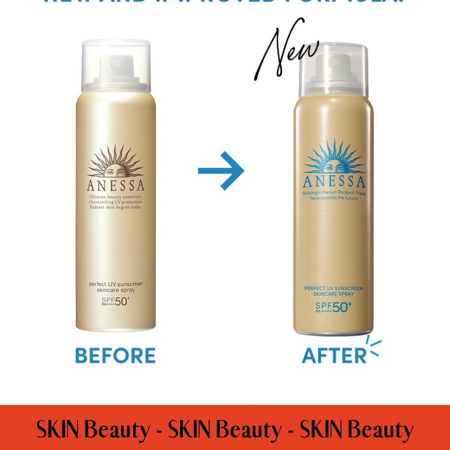 Xịt chống nắng bảo vệ da hoàn hảo Anessa Perfect UV Sunscreen Skincare Spray 60g