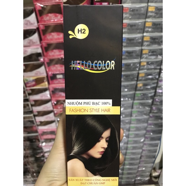 Nhuộm tóc hello color phủ bạc