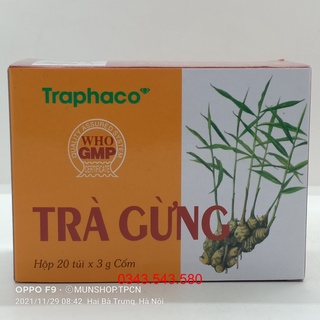 Trà GỪNG TRAPHACO hộp 20 túi