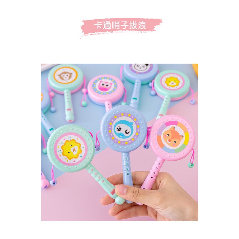 Đồ Chơi Lắc Tạo Âm Thanh Hình Hoạt Hình Dễ Thương Cho Bé