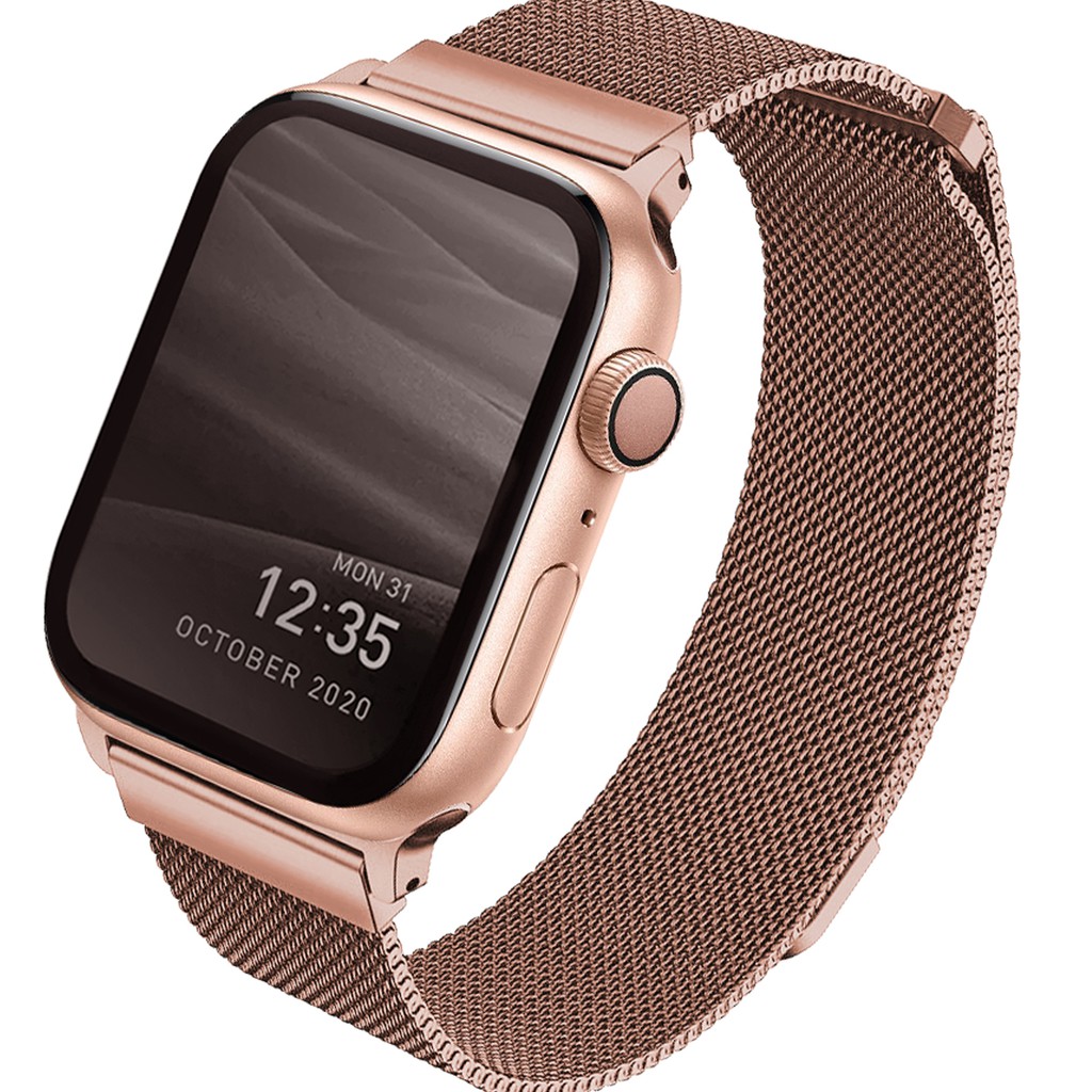 Dây đeo Mesh UNIQ DANTE cho Apple Watch Mesh Steel Strap 38/ 40/ 41 và 42/ 44/ 45 MM