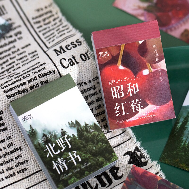 Set 50 hình dán hình chữ nhật trang trí đa dụng