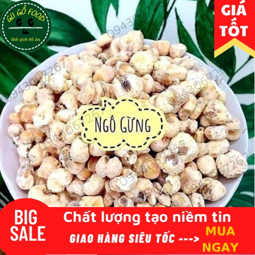 BỎNG NGÔ GỪNG THƠM NGON (túi 1kg) - BẮP GỪNG