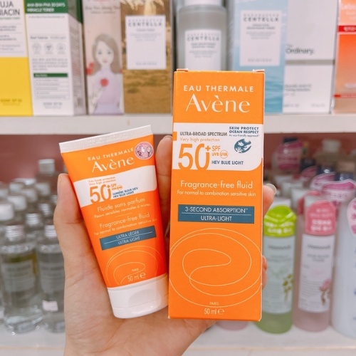 Kem chống nắng Avene Fluid SPF 50+ dành cho da thường, da hỗn hợp, da nhạy cảm - Shop Melyca