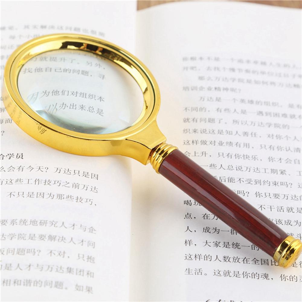 Kính Lúp Cầm Tay Phóng Đại 10X Dùng Đọc Sách / Trang Sức Tiện Dụng