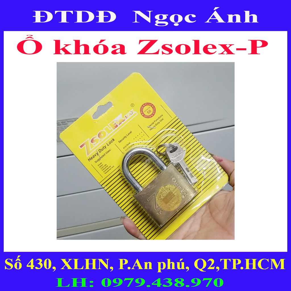 Ổ khóa Solex chống chìa vạn năng 4cm, 5cm, 6cm