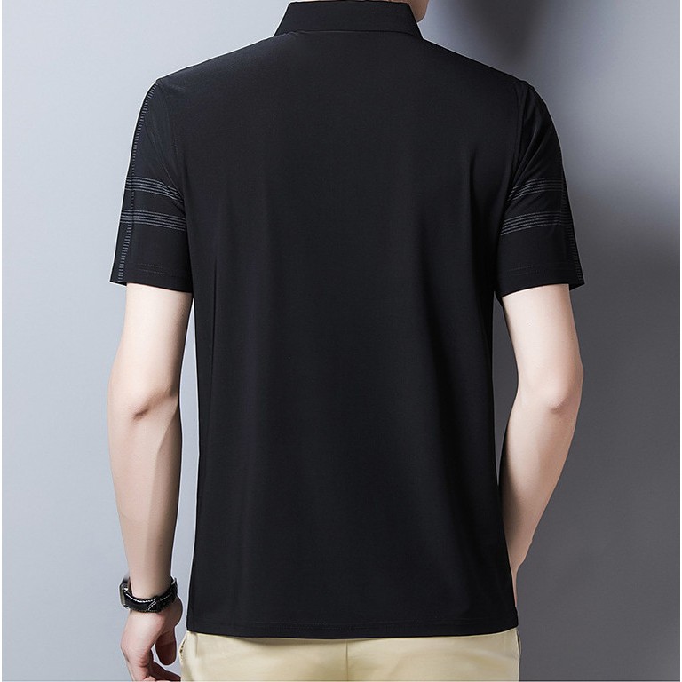 áo polo nam cao cấp áo thun nam cổ bẻ tay lỡ đẹp có form rộng cho người trung niên P09 | BigBuy360 - bigbuy360.vn