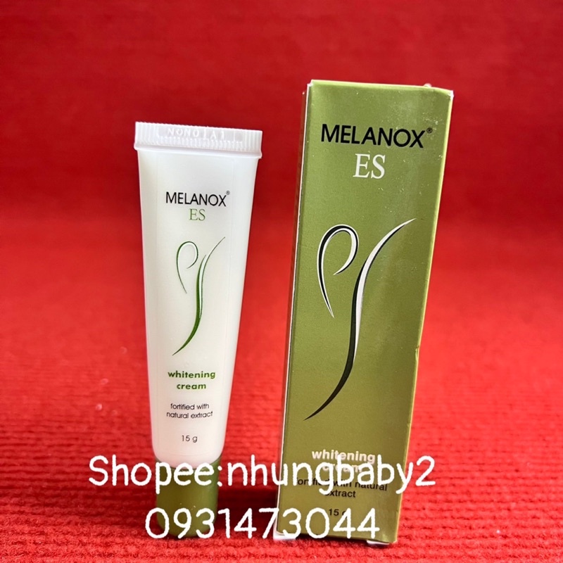 kem dưỡng Melanox Es hỗ trợ giảm thâm nám phục hồi da