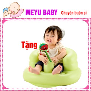 Ghế hơi cho bé tập ngồi tặng xúc xắc trống