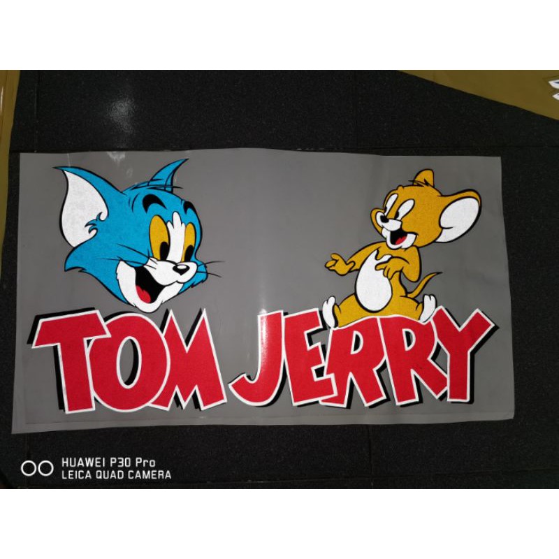 TOM + JERRY Tem phản quang 2 lớp