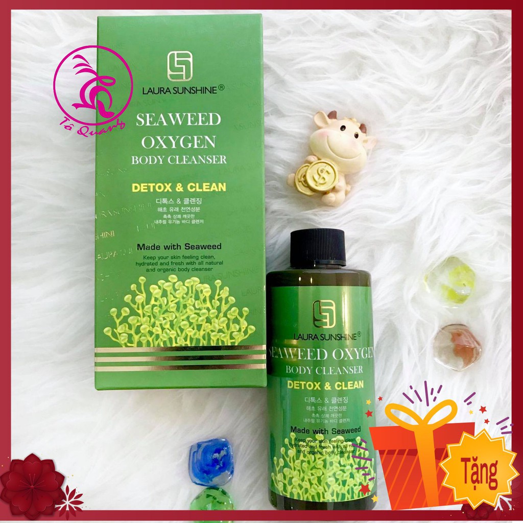 Thải độc da toàn thân Tảo Biển - seaweed oxygen body cleanser  oxygen Laura Sunshine - Nhật Kim Anh