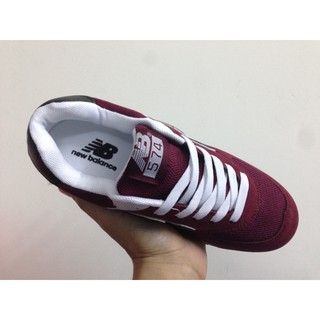 [FREE SHIP] Giày thể thao NB 574 màu đỏ đô
