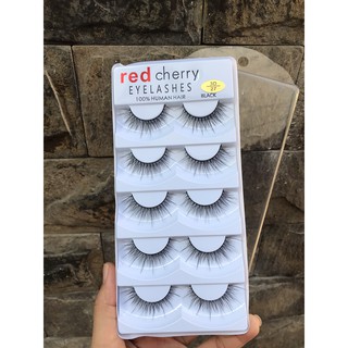 Lông Mi Giả Tự Nhiên Redcherry 5 Cặp