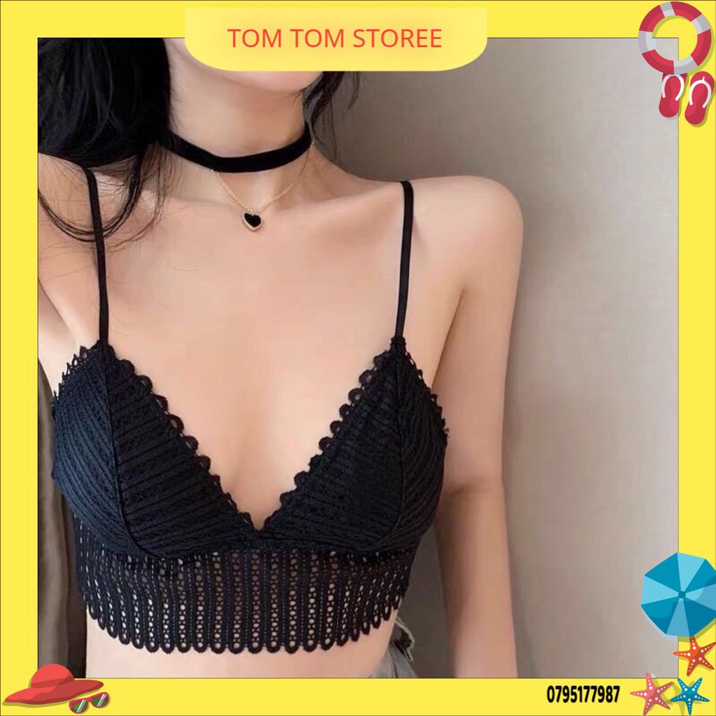 Áo Bra Ren Lửng Mã Mới 384 TOM_TOM_STOREE