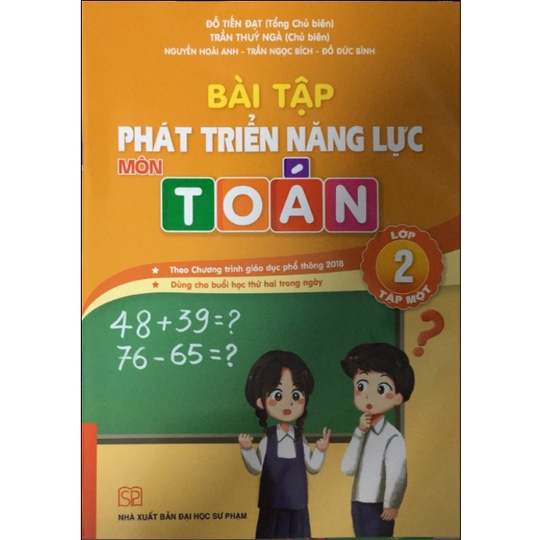 Sách - Bài tập phát triển năng lực môn toán lớp 2 tập 1