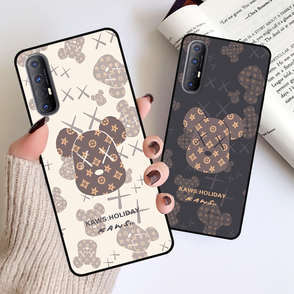 Ốp Oppo Reno 3 Pro in hình họa tiết Mountain, Be@rbrick dễ thương (T13 - T18)